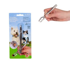 Kullancskiszedő csipesz 13cm fém