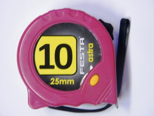 Mérőszalag 10m 25mm Astra