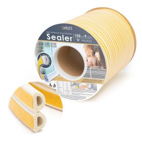 Ablakszigetelő öntapadós 100m D profil fehér