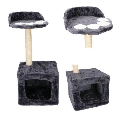Macska kaparófa játszótér 68x30x30cm sötétszürke Pet Comfort