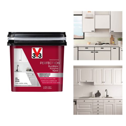 Festék konyhai 0,75l fehér Renovation Perfection V33