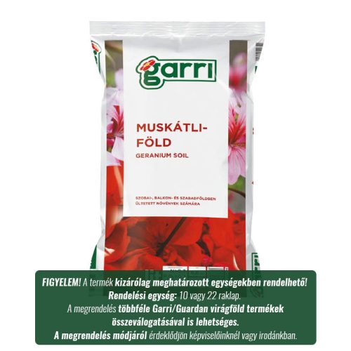 Garri virágföld muskátli 10l