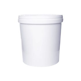 Műanyag háztartási vödör 4l rápattanó fedelű fehér
