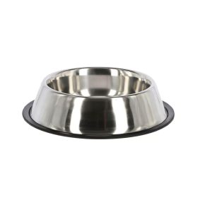 Etetőtál kutya-macska 14,8cm króm