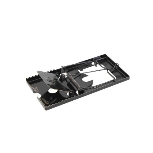 Patkányfogó fém 17x9cm rácsapós fekete