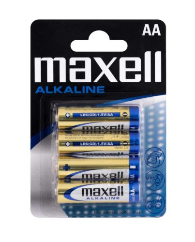 Elem alkaline AA 4db Maxell