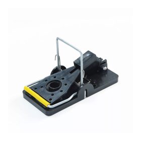 Egérfogó fém 10,5x5,0x6,5cm rácsapós fekete Profi