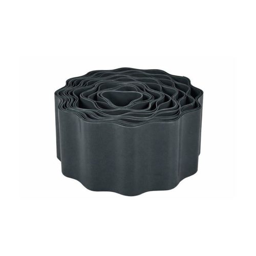 Ágyásszegély műanyag 15cmx9m szürke