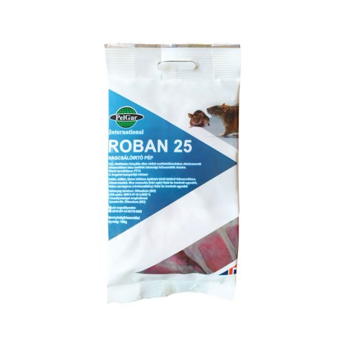 Rágcsálóirtó pép 150g Roban