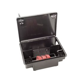 Patkányláda kulccsal 23x18,2x8,8cm kompakt fekete Tritox