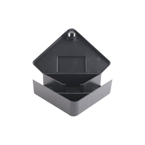 Egérdoboz kulccsal 15,5x9,5x3,2cm sarokba fekete Profi