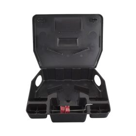 Patkányláda kulccsal 35x27x9cm fekete Profi