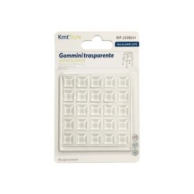   Padlóvédő szilikon öntapadós 10x10mm 25db-os négyzet KMT (12db/karton)