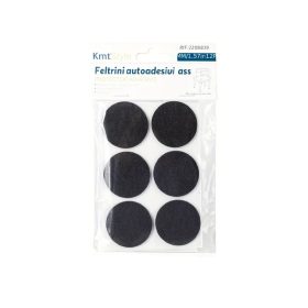   Padlóvédő bútorfilc öntapadós 40mm 6db-os kör KMT (12db/karton)