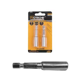   Bithegy befogó szár 60mm 1/4" 2db mágneses Crv. Hoteche