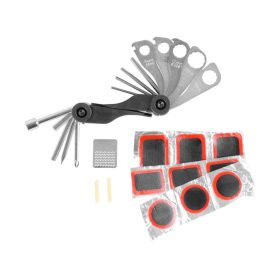   Kerékpárjavító készlet 28 részes szerszám+defektjavító