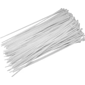 Kábelkötöző 2,5x200mm fehér 100db
