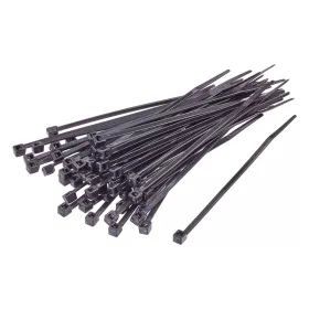 Kábelkötöző 4,6x350mm fekete 100db