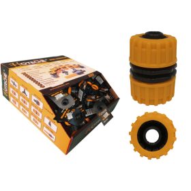   Tömlőösszekötő körmös 1/2" műanyag (50db/doboz) Hoteche