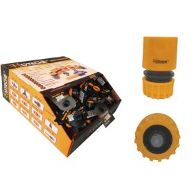   Gyorscsatlakozó körmös 1/2" víz-stoppos (50db/doboz) Hoteche