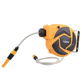   Tömlőtartó automata 10m tömlővel + 3/4"-os csatlakozókkal falra szerelhető Hoteche