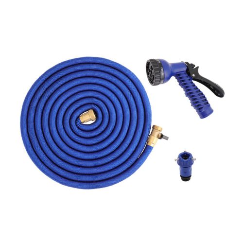 Locsolótömlő nyúló-zsugorodó 5,0m - 15m+ 7 funkciós locsolópisztoly Profi Hoteche