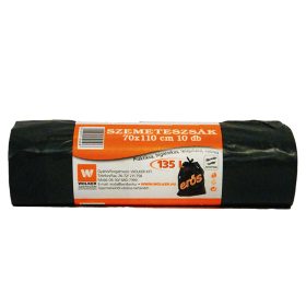 Szemeteszsák 135l 70x110cm 25mikron 10db