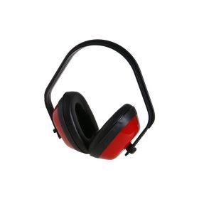 Fülvédő piros/fekete párnázott CE/EN