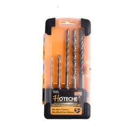   Fúró készlet SDS+ kőzet+beton 5 részes 5-10mm Profi Hoteche
