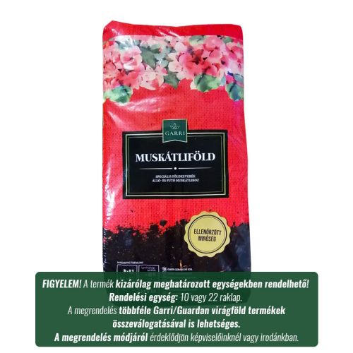 Garri virágföld muskátli "színes" 50l