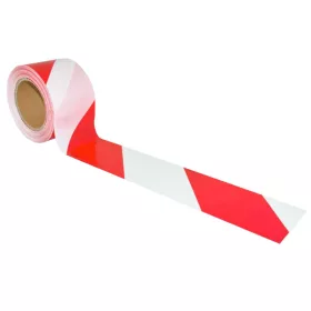 Kordonszalag 200m 70mm piros-fehér