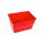 Műanyag festékes vödör 12l szögletes piros Profi