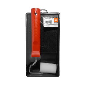   Lakkozó készlet 50x35mm szivacsos henger+nyél+festéktartó tálca