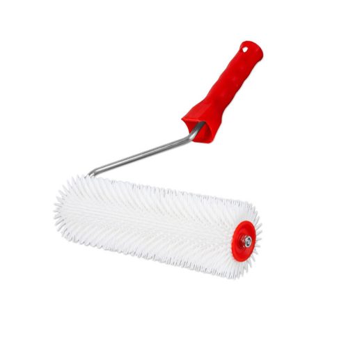 Tüskés henger 250mm műgyantához kézi-nyelezett sűrű fehér Wtools