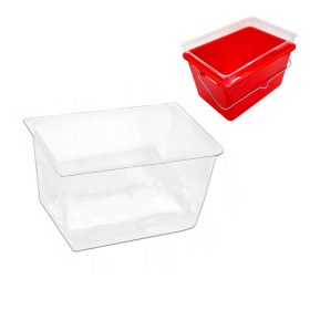   Műanyag festékes vödör betét 12l szögletes átlátszó 623298-hoz Profi