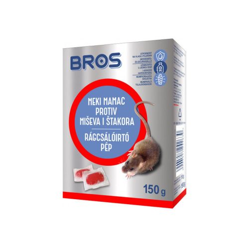 Rágcsálóirtó pép 150gr Bros