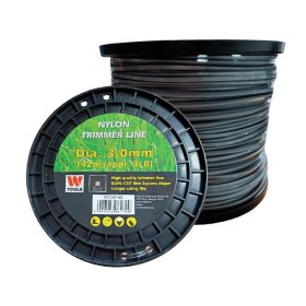   Fűnyíró damil 3,0mm 142m négyszög dual-cut profi Trimmer Line