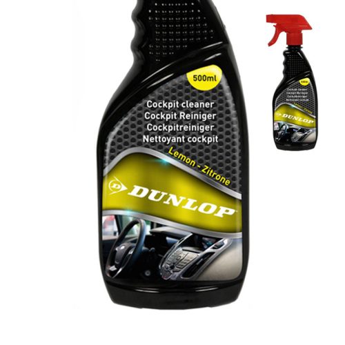 Üvegtisztító spray autós 500ml pumpás citrom Dunlop