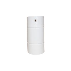 Füstcső zománcozott 118x210mm fehér