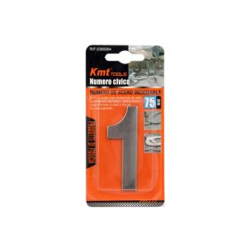 Házszám fém öntapadós 1 KMT (12db/karton)