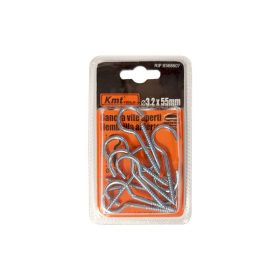   Függesztőkampó csavaros 3,2x55mm 10db-os KMT (12db/karton)