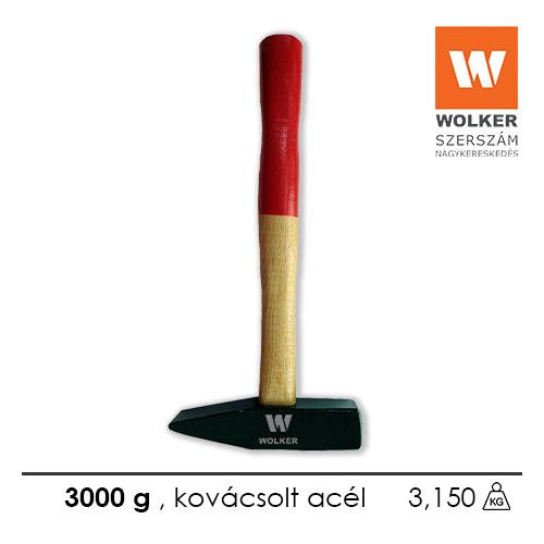 Hoteche Kalapács 3kg kovácsolt, Profi