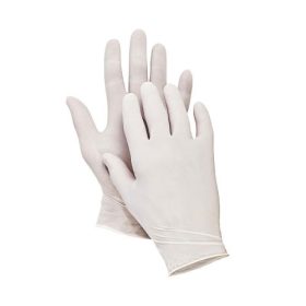 Kesztyű egyszer használatos latex púderes XL 90db