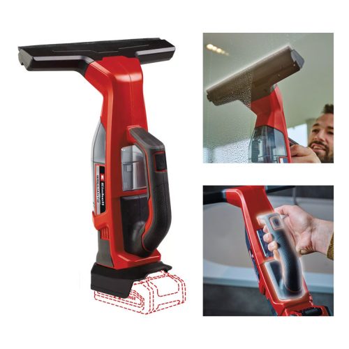 Ablaktisztító / gőzölő akkus 18V 100ml (akku és töltő nélkül) Einhell
