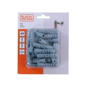 Tipli készlet 10x50mm 40db Black&Decker