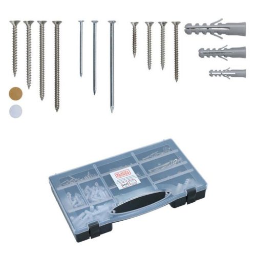 Csavar tipli szög készlet 560db Black&Decker