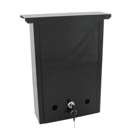 Postaláda állózáras 21x32cm fekete Róma