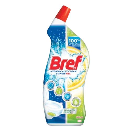 Wc tisztító gél 700ml 12db/karton Bref citrusos