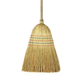 Cirokseprű 5 varrásos fa nyéllel