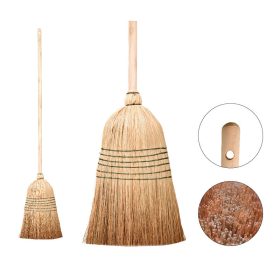   Cirokseprű 6 varrásos középen erősített fa nyéllel Prémium